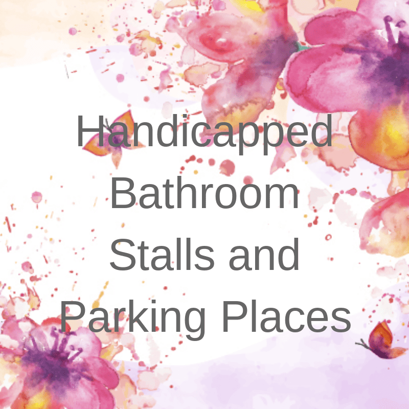 Handicapped Bathrooms & Parking Spaces