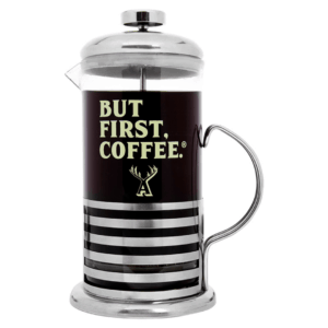 but first, coffee on french press