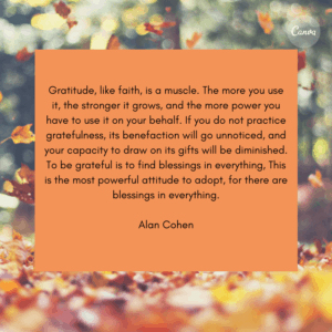 fall leaves, Alan Cohen gratitude poem, counting your blessings
