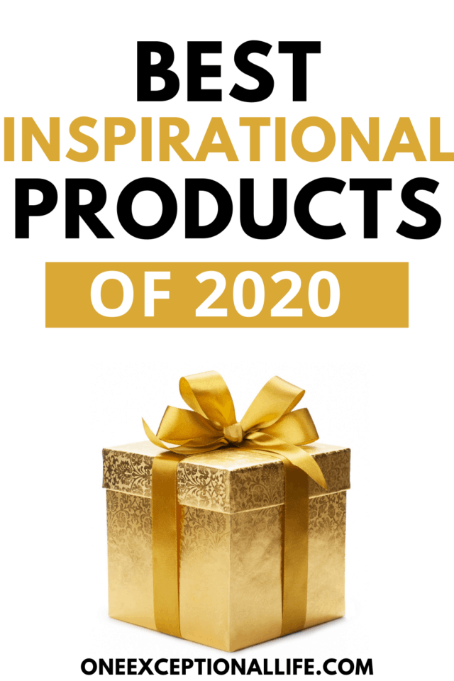 gold inspirational products gift box