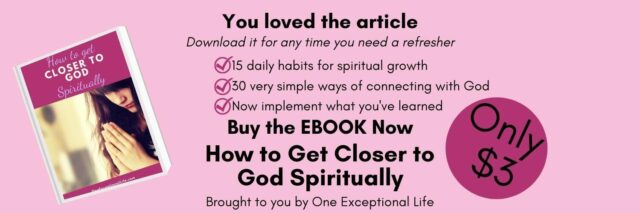 closer to God ebook offer