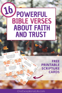 16 Powerful Bible Verses About Faith And Trust - OneExceptionalLife One ...