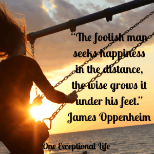 woman on swing overlooking ocean sunset, james oppenheim quote