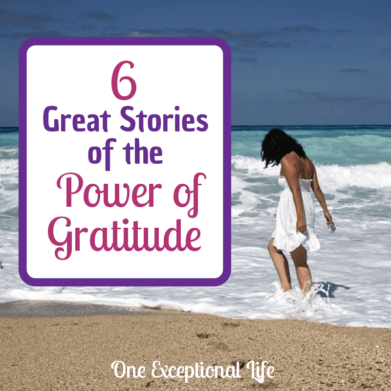 woman on beach, power of gratitude