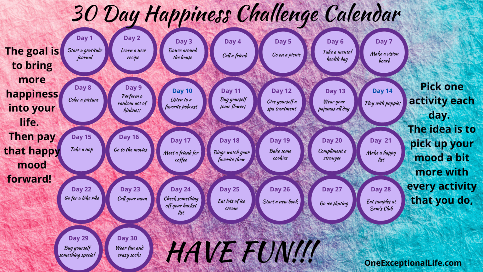 What Is True Happiness? ( + A 30 Day Happiness Challenge)