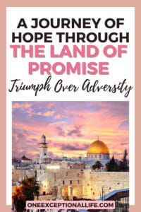 A Journey Of Hope Through The Land Of Promise: Triumph Over Adversity